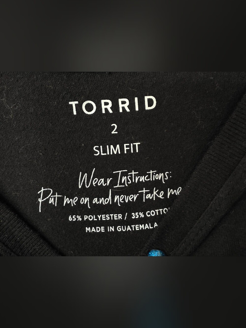 Torrid Black Skull Sleeve Long Sleeve Tee - Torrid Size 2 (Standard 2X) - Picture 2 of 2